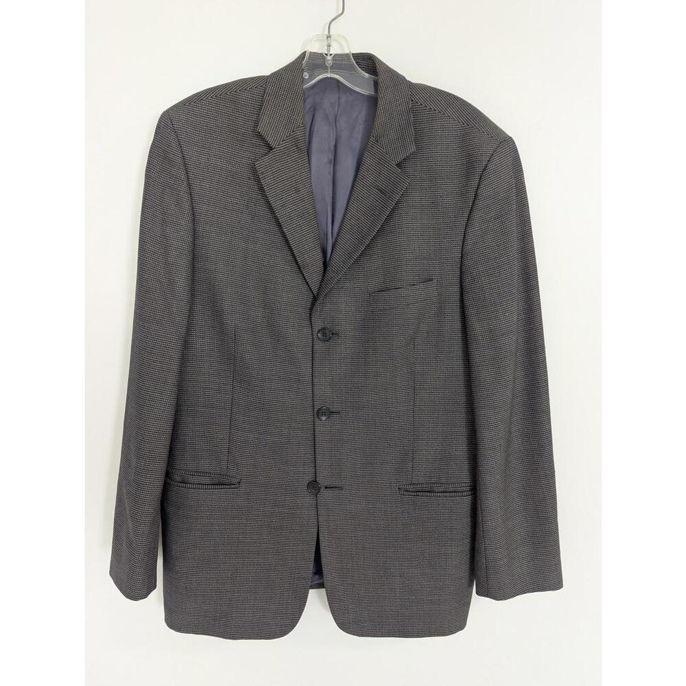Debenhams Men's Gray Wool Blazer Size 40R Sport's Coat Quiet Luxury